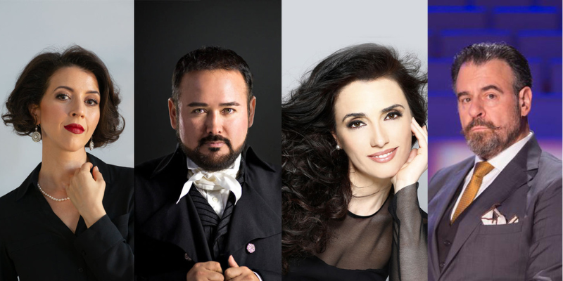 Lisette Oropesa, Javier Camarena, Ermonela Jaho y Carlos Álvarez