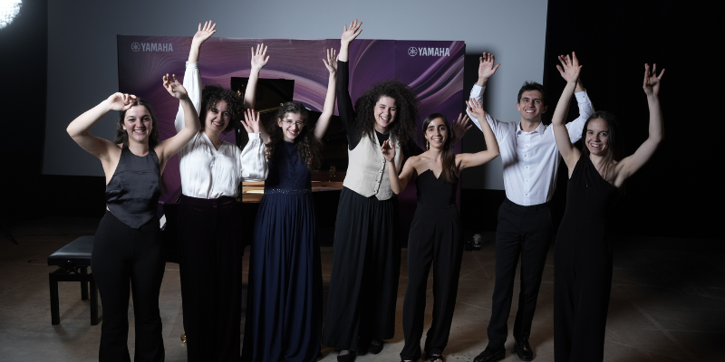 Participantes de las Becas de Piano Yamaha 2023-24