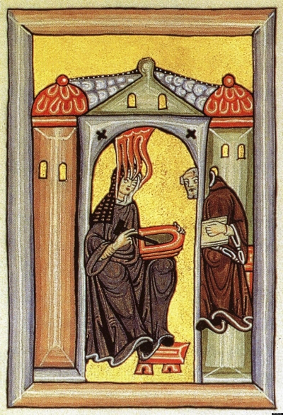 Autorretrato de Hildegarda de Bingen