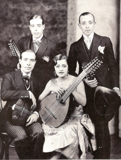 El Cuarteto Aguilar en Nueva York en 1929