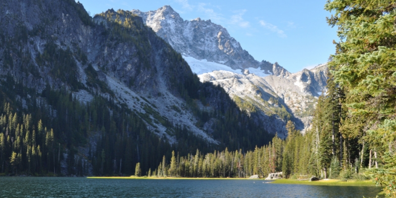 Vista del Lago Stuart, en Washington